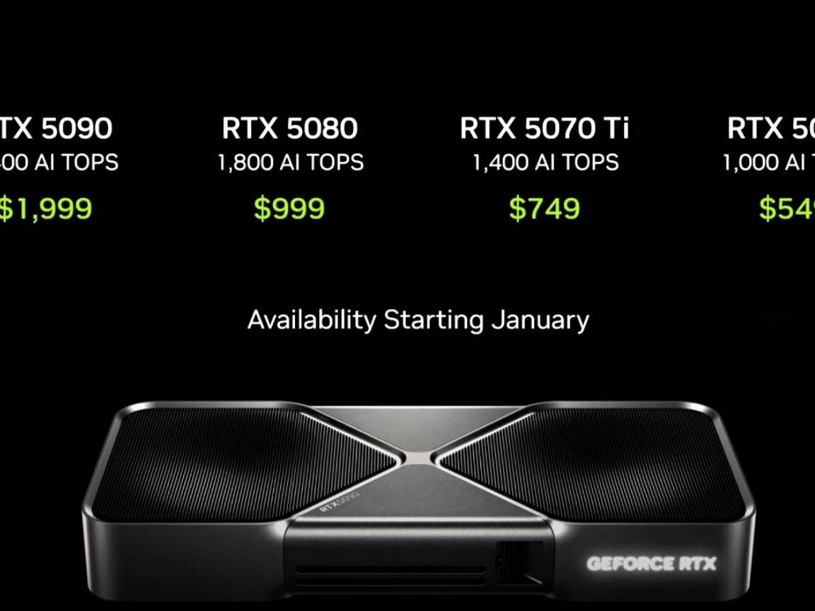 RTX 5090 é anunciada prometendo performance MUITO superior à 4090