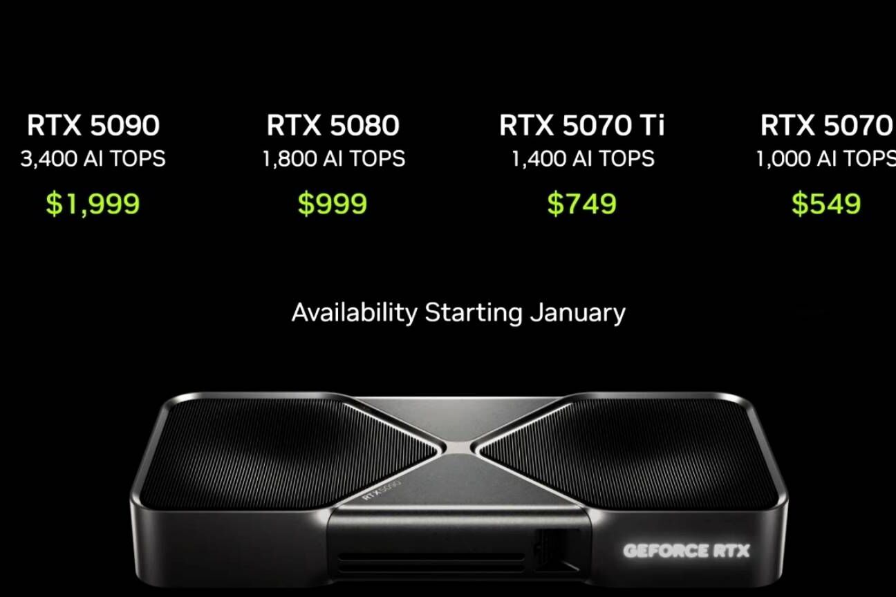 RTX 5090 é anunciada prometendo performance MUITO superior à 4090