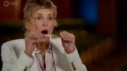 Sharon Stone descobre parentesco com Carlos Magno e reação surpreende