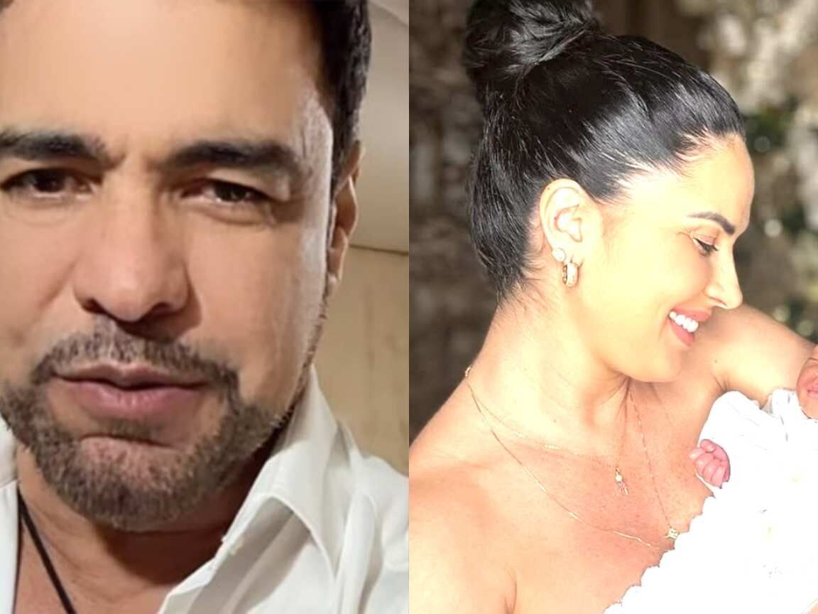 Zezé Di Camargo passa Réveillon longe da filha recém-nascida, mas celebra em show com homenagem