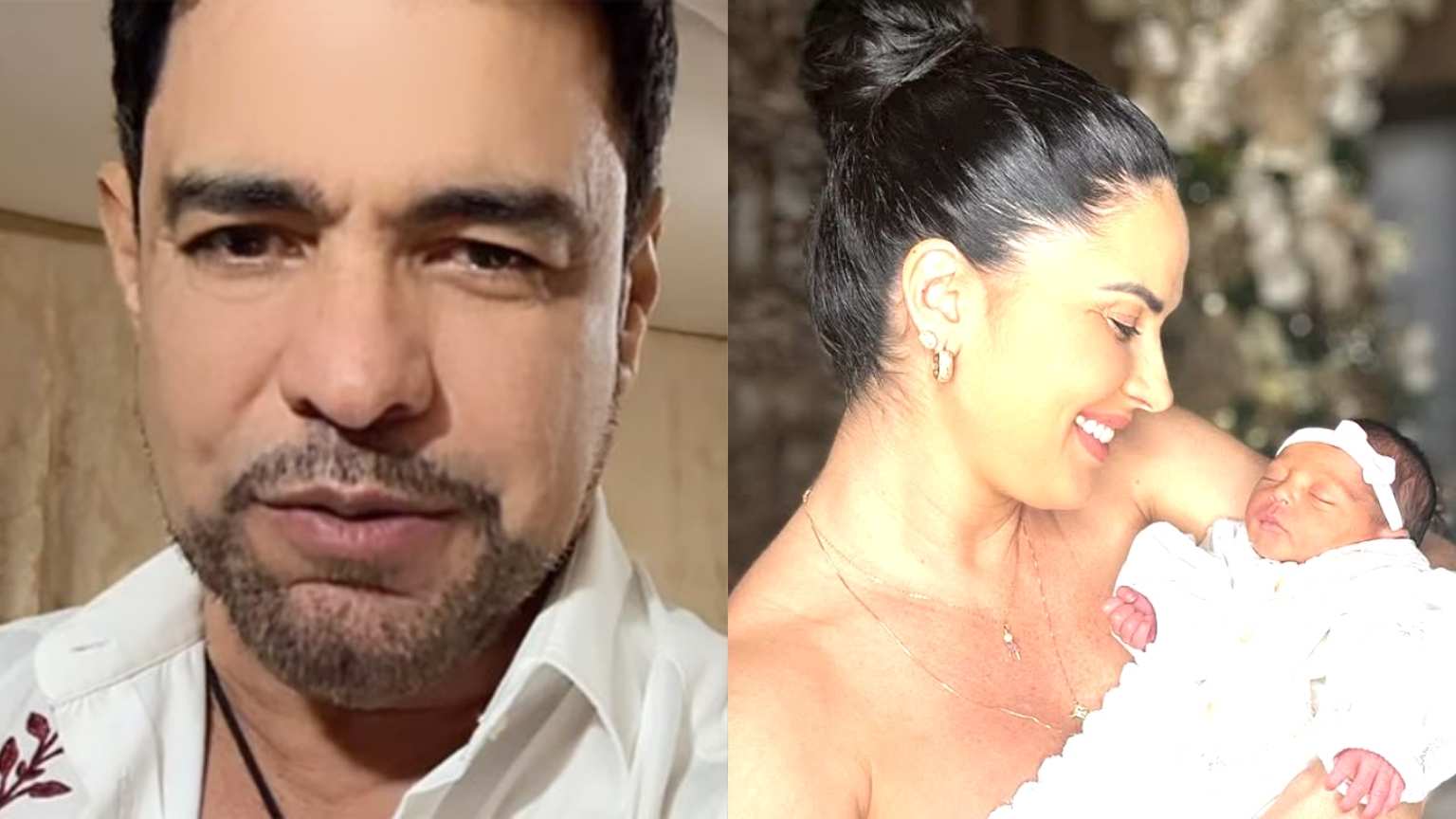 Zezé Di Camargo passa Réveillon longe da filha recém-nascida, mas celebra em show com homenagem