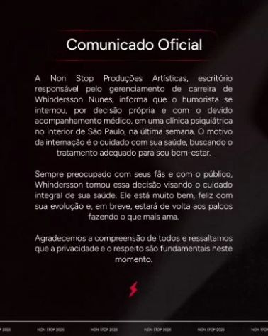 Reprodução: Non Stop Produções Artísticas