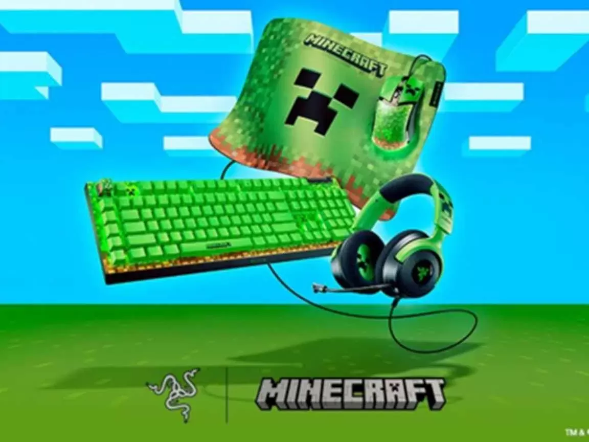 Razer e Mojang Studios lançam coleção de periféricos oficiais de Minecraft