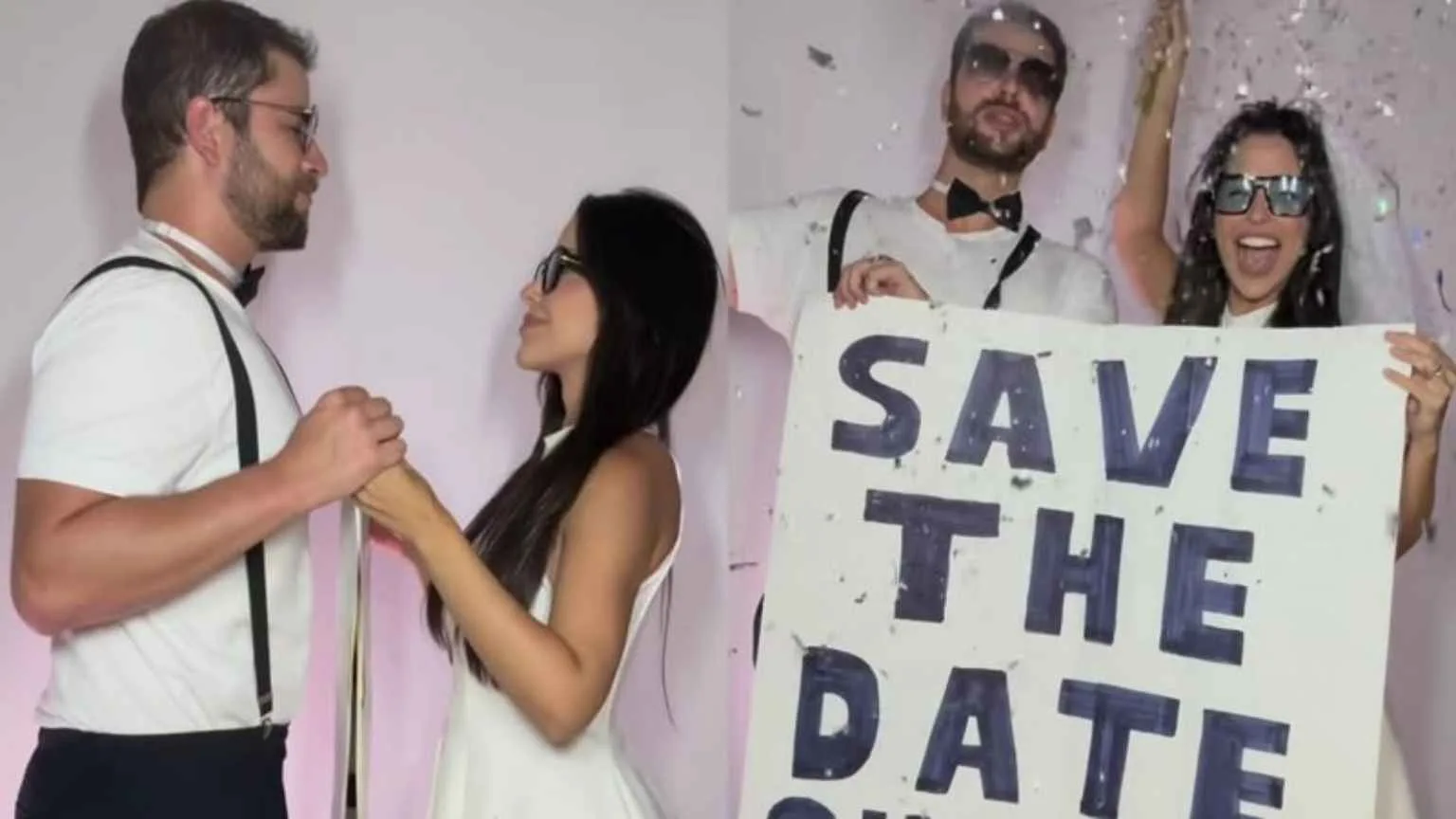 Laís Caldas e Gustavo Marsengo anunciam data do casamento religioso e festa