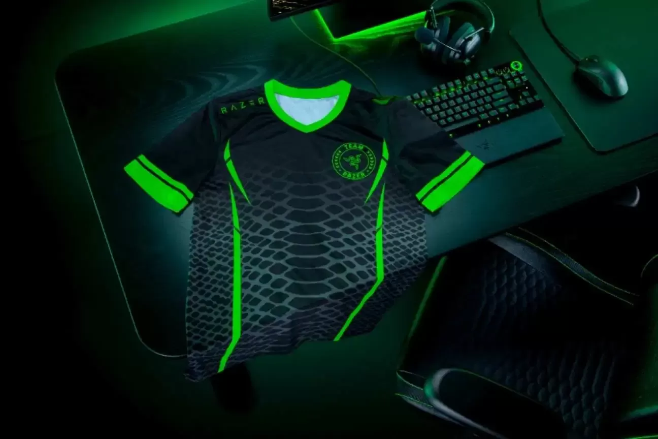 Razer lança nova camisa oficial do Team Razer para gamers de alto desempenho