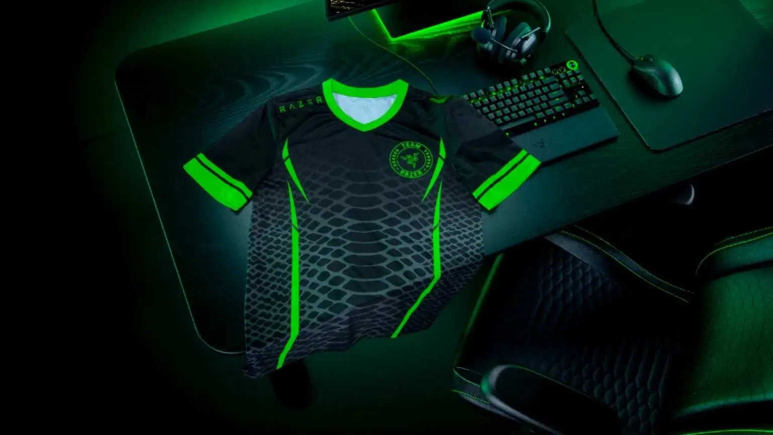 Razer lança nova camisa oficial do Team Razer para gamers de alto desempenho