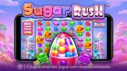 Popularidade do Sugar Rush no Brasil pode estar relacionada a multiplicadores e versões temáticas