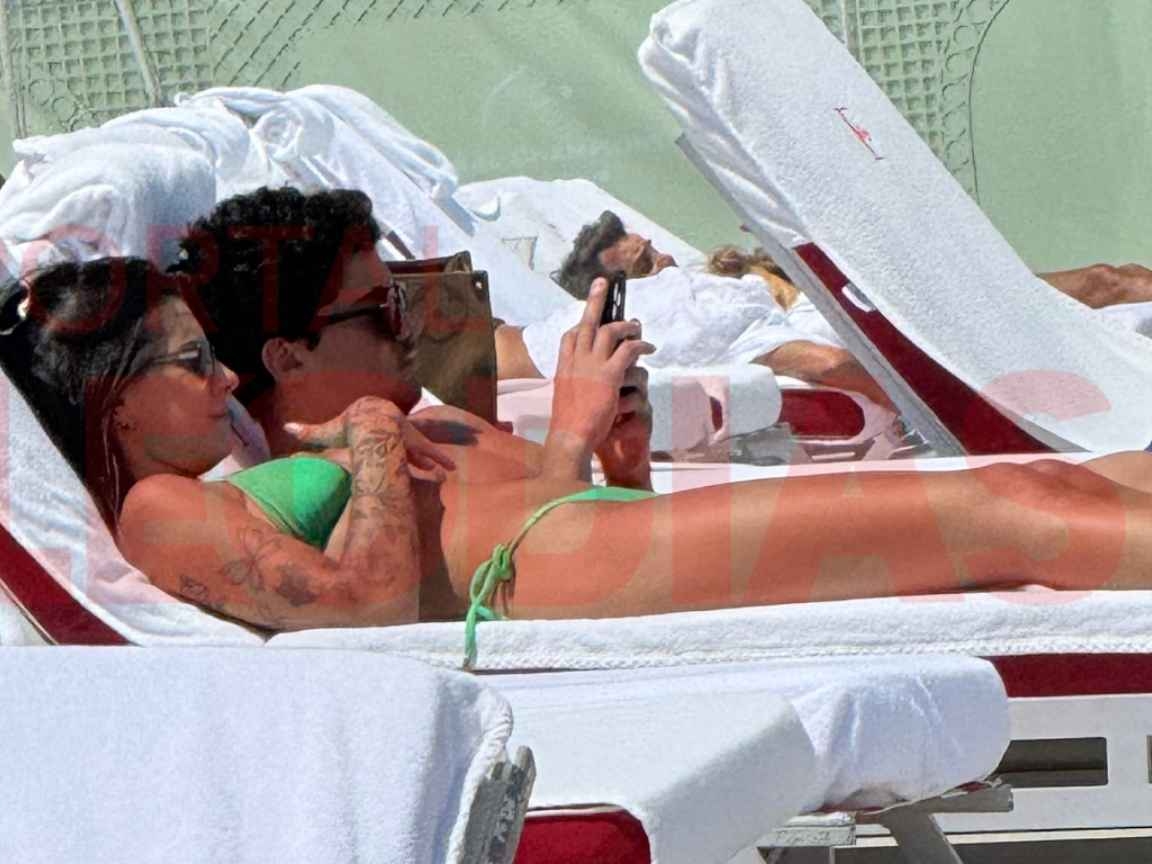 Ana Castela é flagrada com Matheus Fagundes em praia de Miami e fãs reacendem rumores de romance