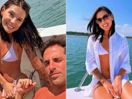Ana Castela passeia de barco com empresário nos EUA