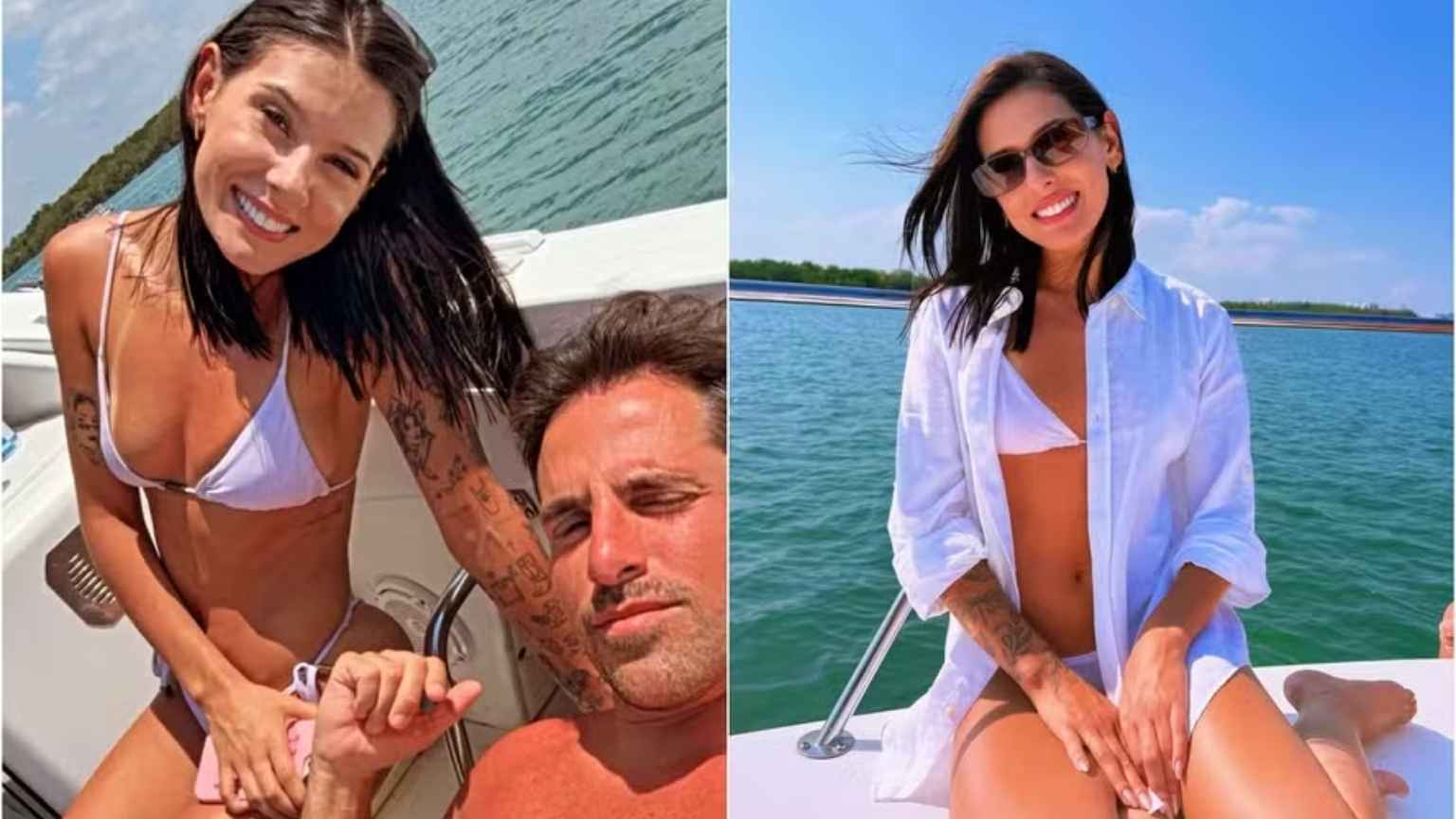 Ana Castela passeia de barco com empresário nos EUA