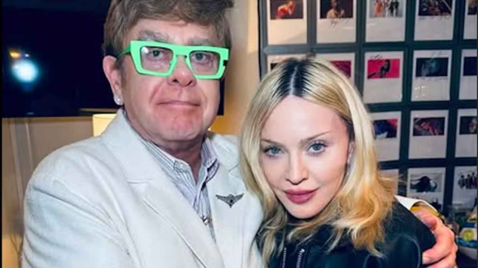 Madonna e Elton John fazem as pazes após 20 anos de briga: “Finalmente resolvido”