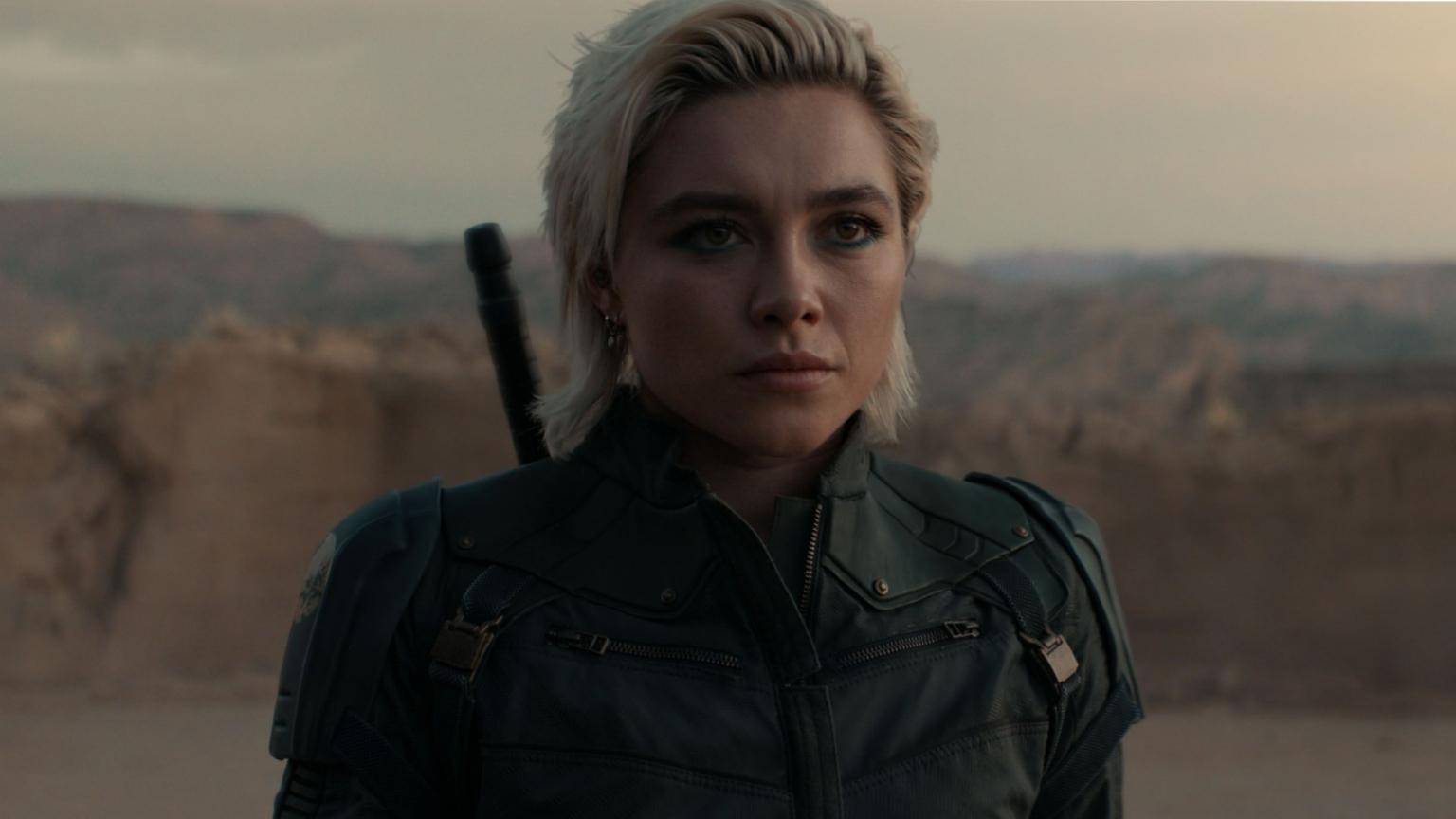Florence Pugh salta do segundo prédio mais alto do mundo para cena em