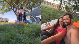 Matteus Amaral curte feriadão em acampamento com nova namorada após fim de noivado com Isabelle Nogueira