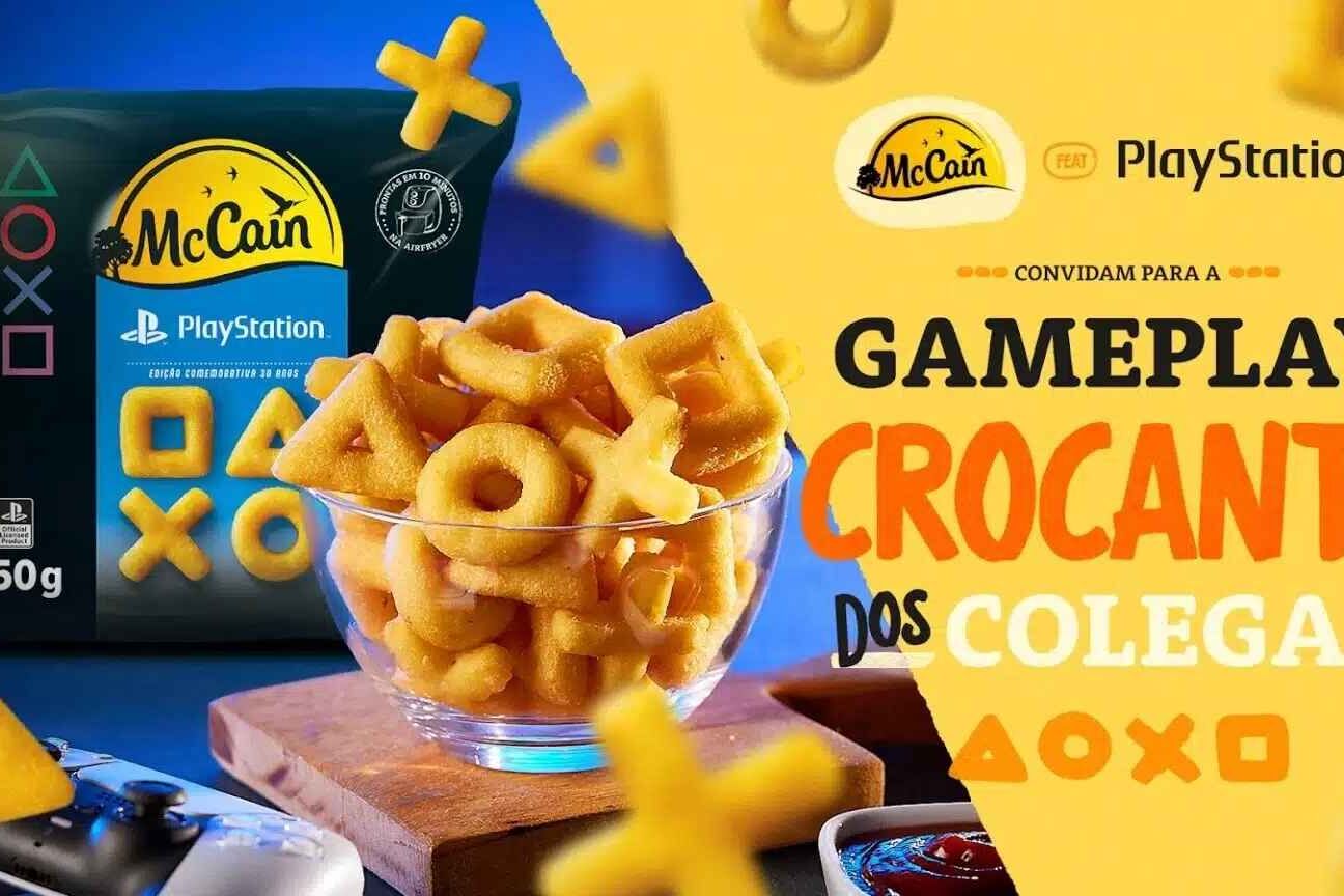 McCain lança “GamePlay Crocante” em parceria inédita com PlayStation e aposta em interatividade gamer