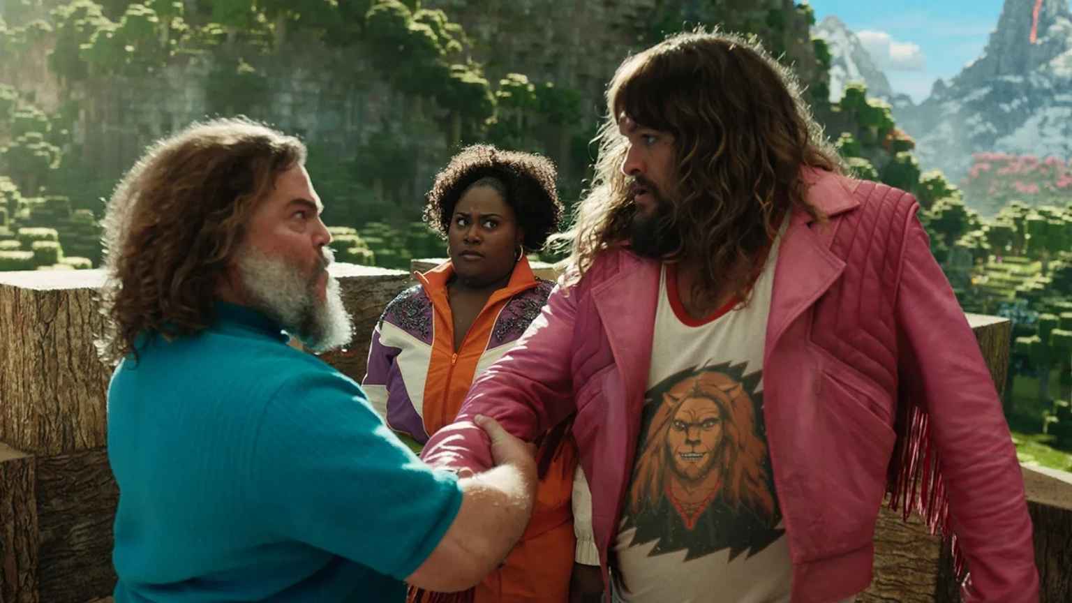 Jack Black intervém em exibição caótica de Um Filme Minecraft e pede: 'Guarde a pipoca para você'