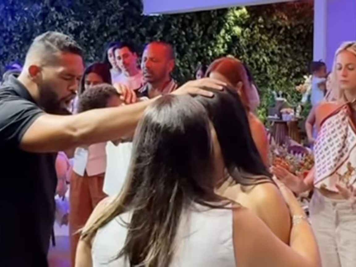 Neymar Jr. e Bruna Biancardi celebram Páscoa com almoço em família e culto religioso