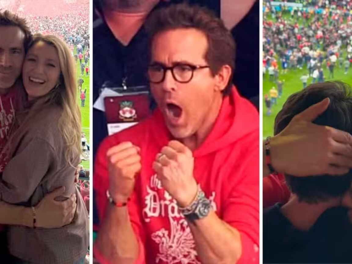 Ryan Reynolds revela problemas de saúde após acesso histórico do Wrexham à segunda divisão inglesa