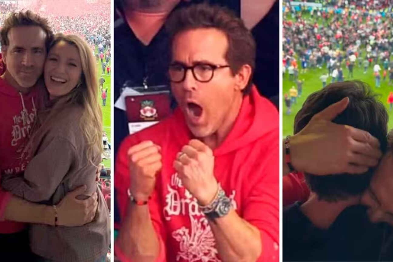 Ryan Reynolds revela problemas de saúde após acesso histórico do Wrexham à segunda divisão inglesa