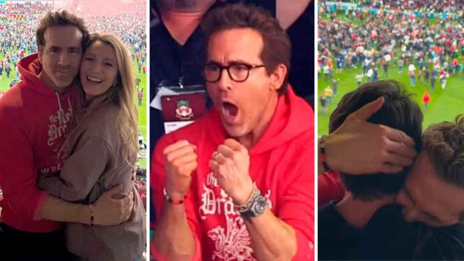 Ryan Reynolds revela problemas de saúde após acesso histórico do Wrexham à segunda divisão inglesa
