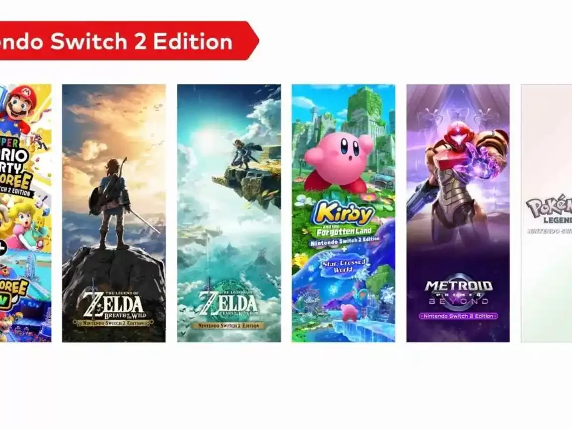 Nintendo Switch 2: Jogos remasterizados do Switch custarão até US$ 80