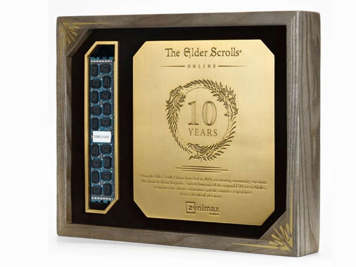 Bethesda celebra 10 anos de The Elder Scrolls Online com peças de servidor original