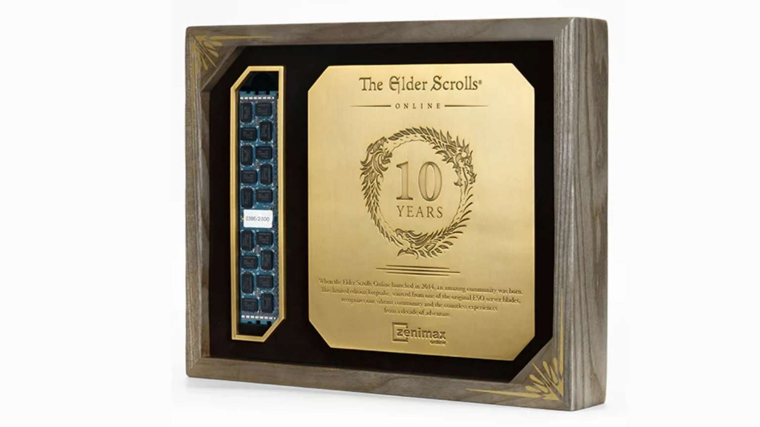 Bethesda celebra 10 anos de The Elder Scrolls Online com peças de servidor original