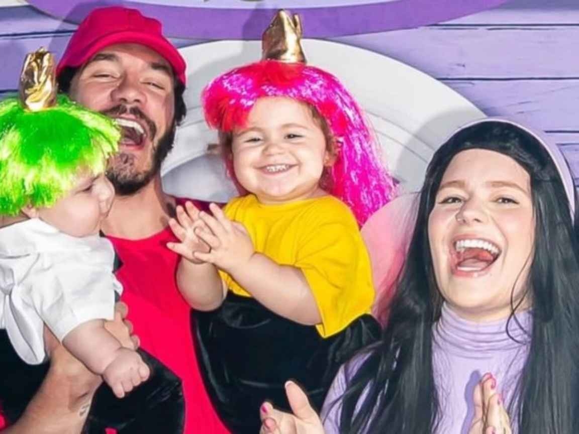 Viih Tube comemora 5 meses de Ravi com festa temática de 'Os Padrinhos Mágicos'