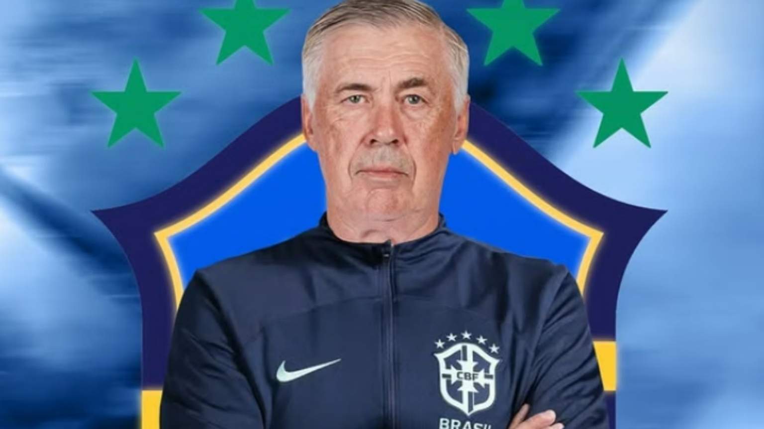 Carlo Ancelotti é anunciado como novo técnico da Seleção Brasileira