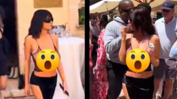 Bianca Censori choca em passeio seminu com Kanye West na Espanha e revolta moradores locais