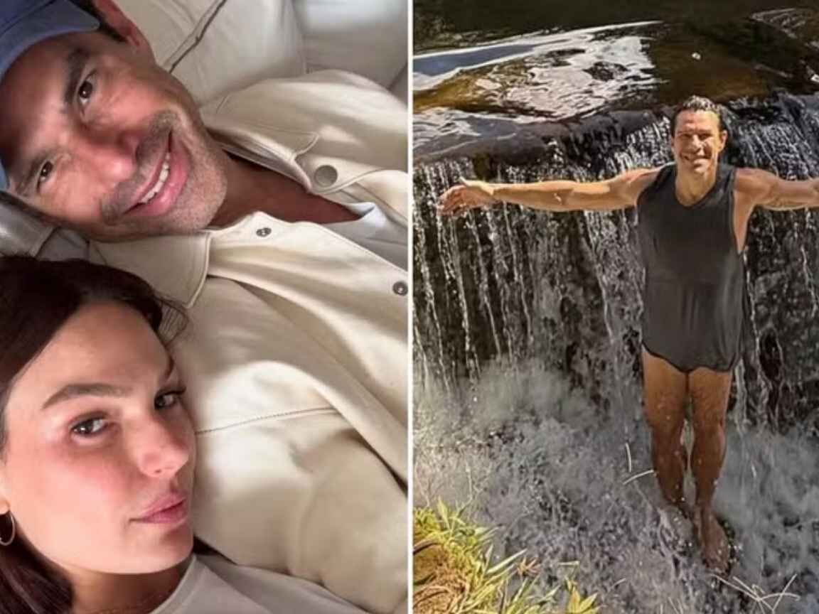Isis Valverde e Marcus Buaiz curtem fim de semana apaixonado em Minas Gerais