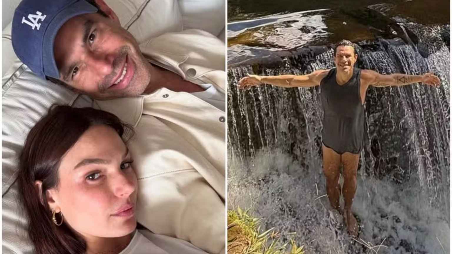 Isis Valverde e Marcus Buaiz curtem fim de semana apaixonado em Minas Gerais