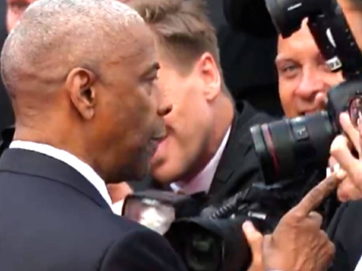 Denzel Washington se irrita com fotógrafo em Cannes após ser tocado sem permissão