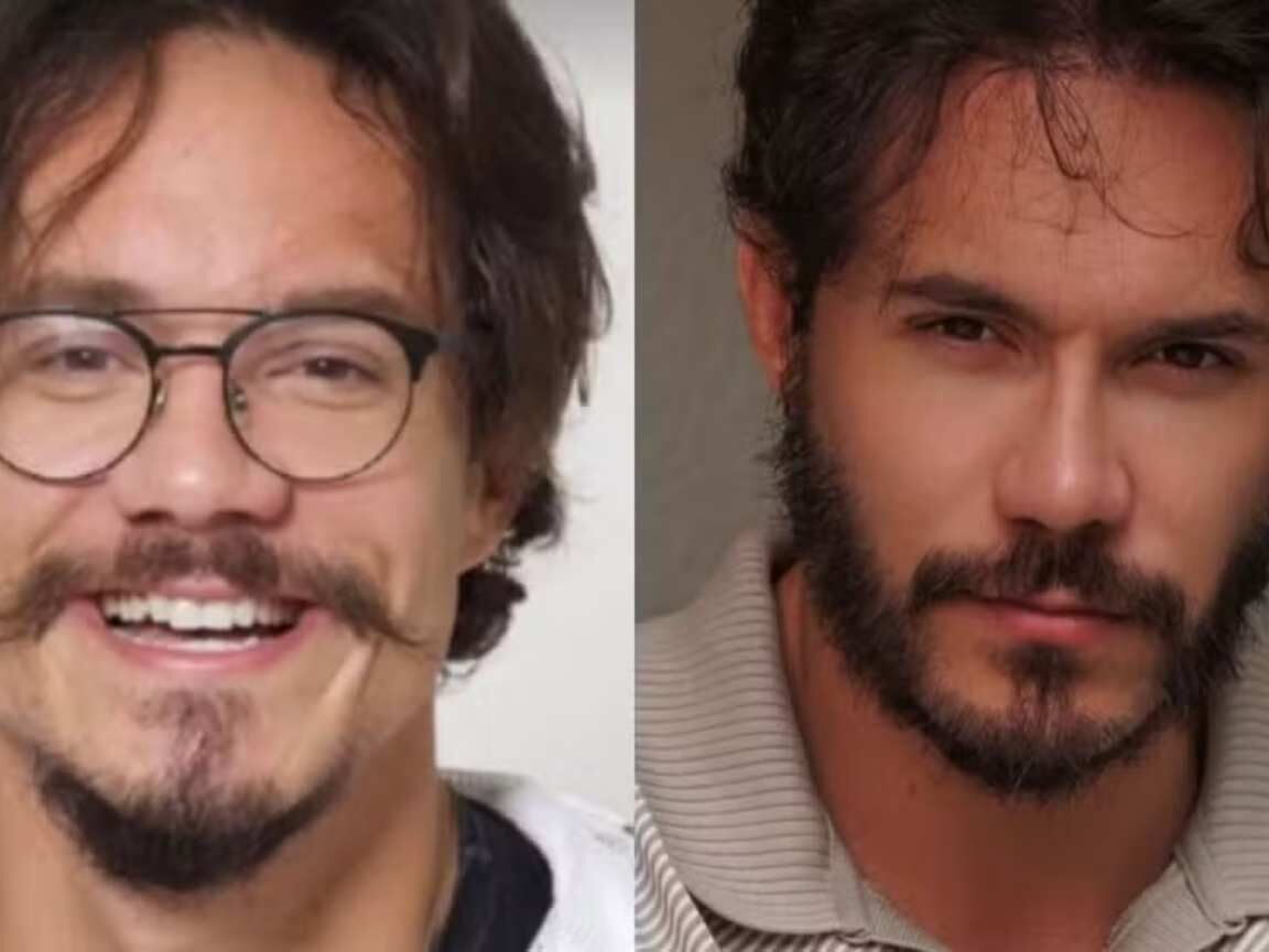 Eliezer exibe antes e depois e brinca sobre mudança no visual: 'Viih gastou uns 20 milhões'