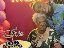 Juliana Paes celebra os 100 anos da avó Íris em festa especial no Dia das Mães