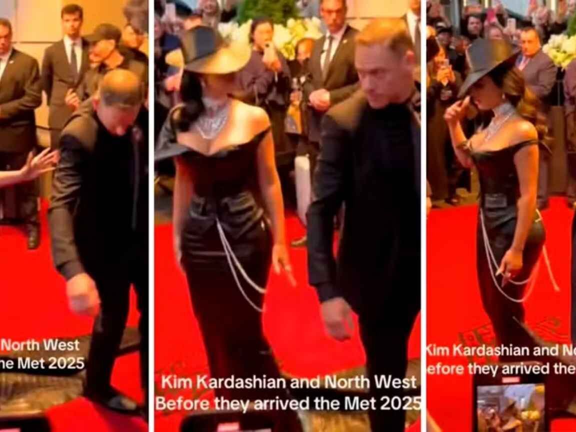 Kim Kardashian perde a paciência com segurança e quase causa desastre no Met Gala 2025