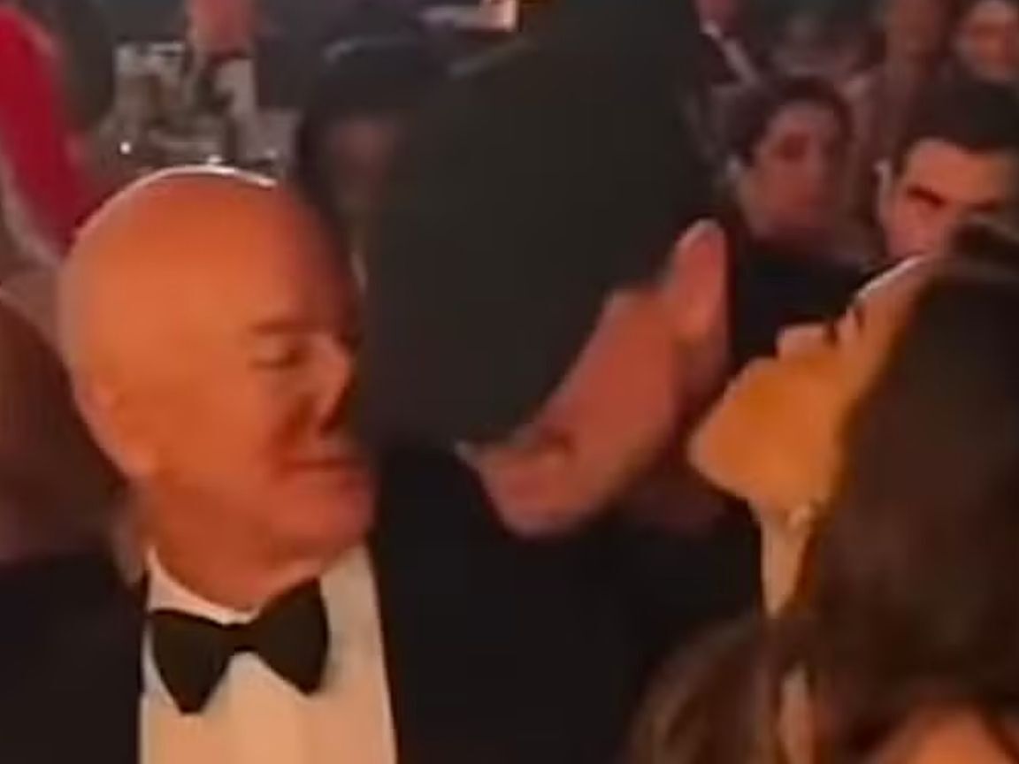 Beijo no rosto de Lauren Sanchez em Leonardo DiCaprio vira destaque inesperado em Cannes 2025