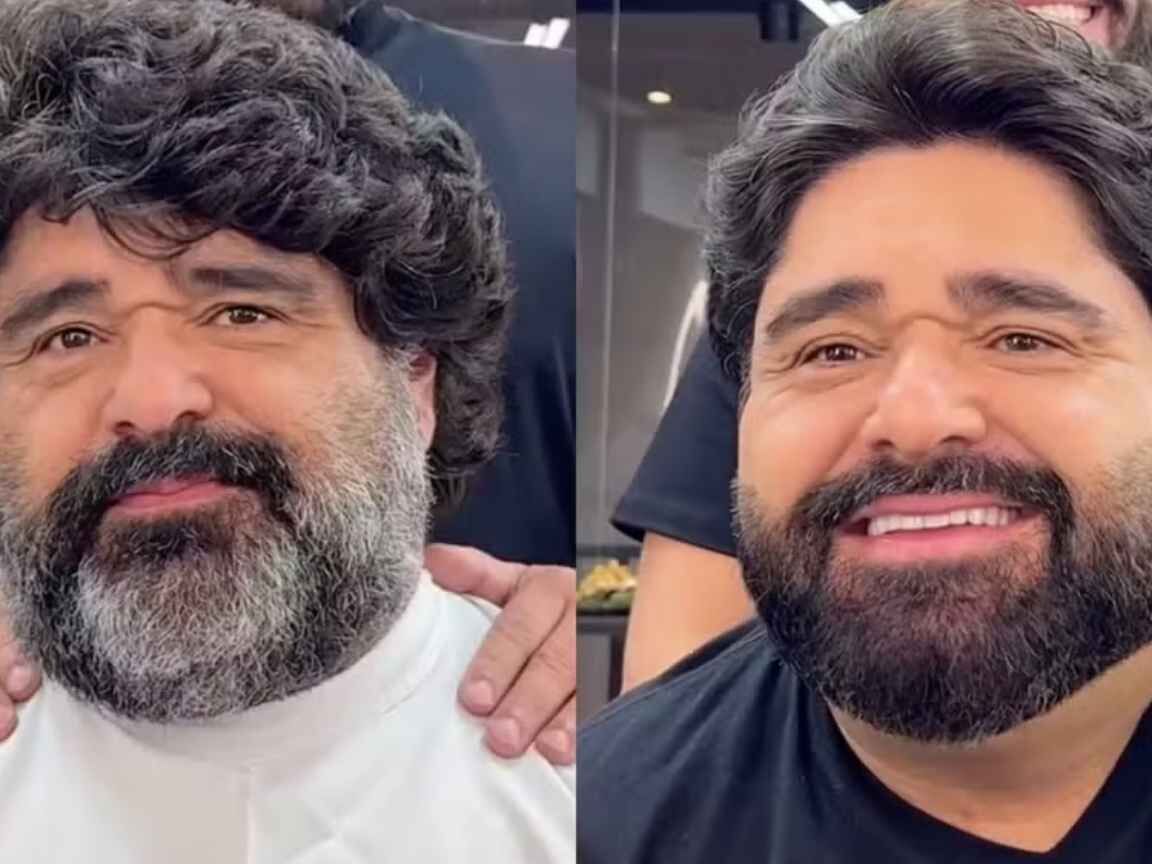 Fabiano Menotti exibe nova aparência após perder 40 kg e rejuvenescer o visual