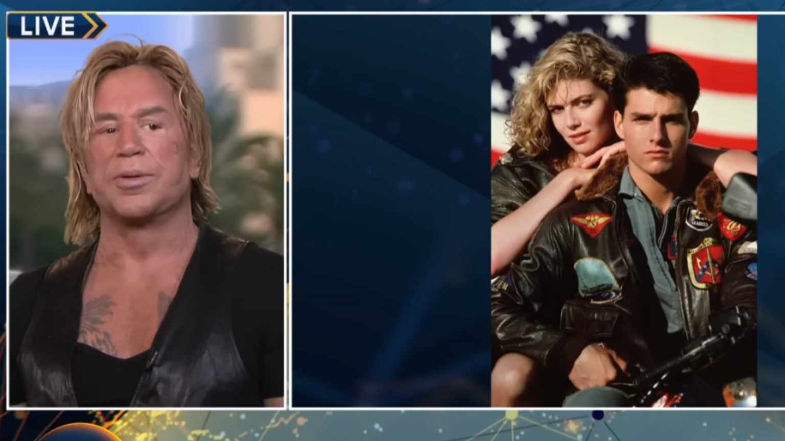 Tom Cruise responde com elegância a críticas de Mickey Rourke: 'Um ator brilhante'