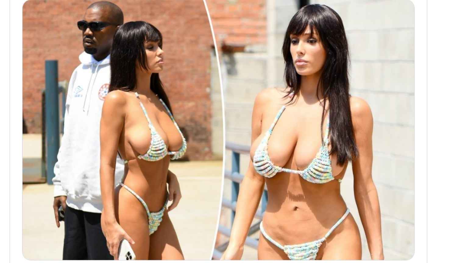 Kanye teria pago R$ 555 mil para esposa usar lingerie de doce e porta-voz dá resposta bizarra sobre o look