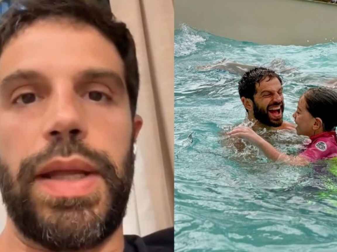 Duda Nagle encontra chinelo da filha e desabafa sobre 'dor' da guarda compartilhada: 'Aperto no coração'