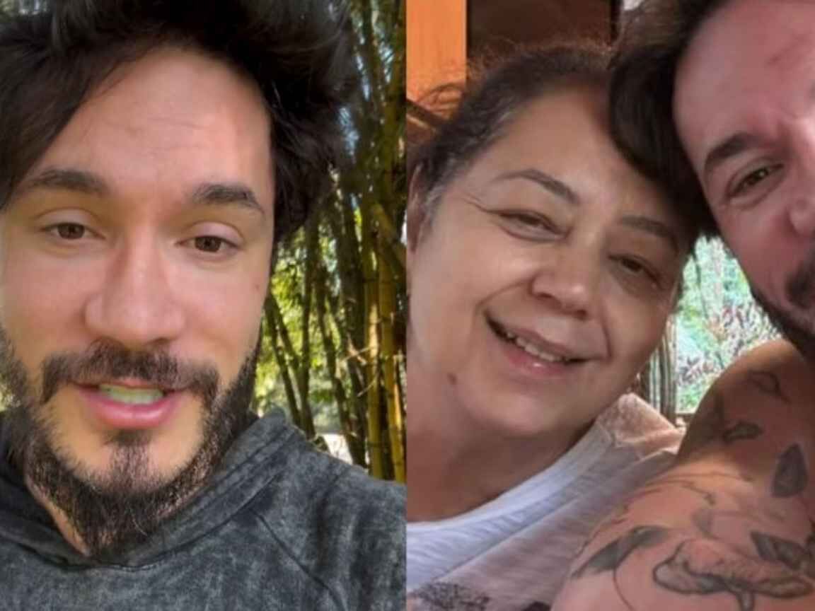 Eliezer emociona com 'dia de princesa' para a mãe: 'Ela luta contra a depressão há 20 anos'