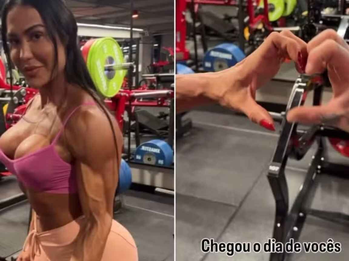 Gracyanne Barbosa brinca sobre novo amor e diverte fãs: 'Pelo menos os treinos não traem'