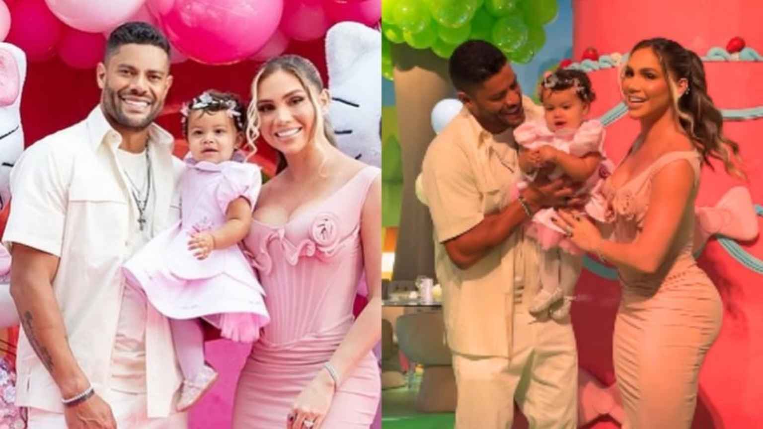 Hulk celebra 1º ano da filha caçula com festa de luxo e se declara: 'O céu inteiro sorri'