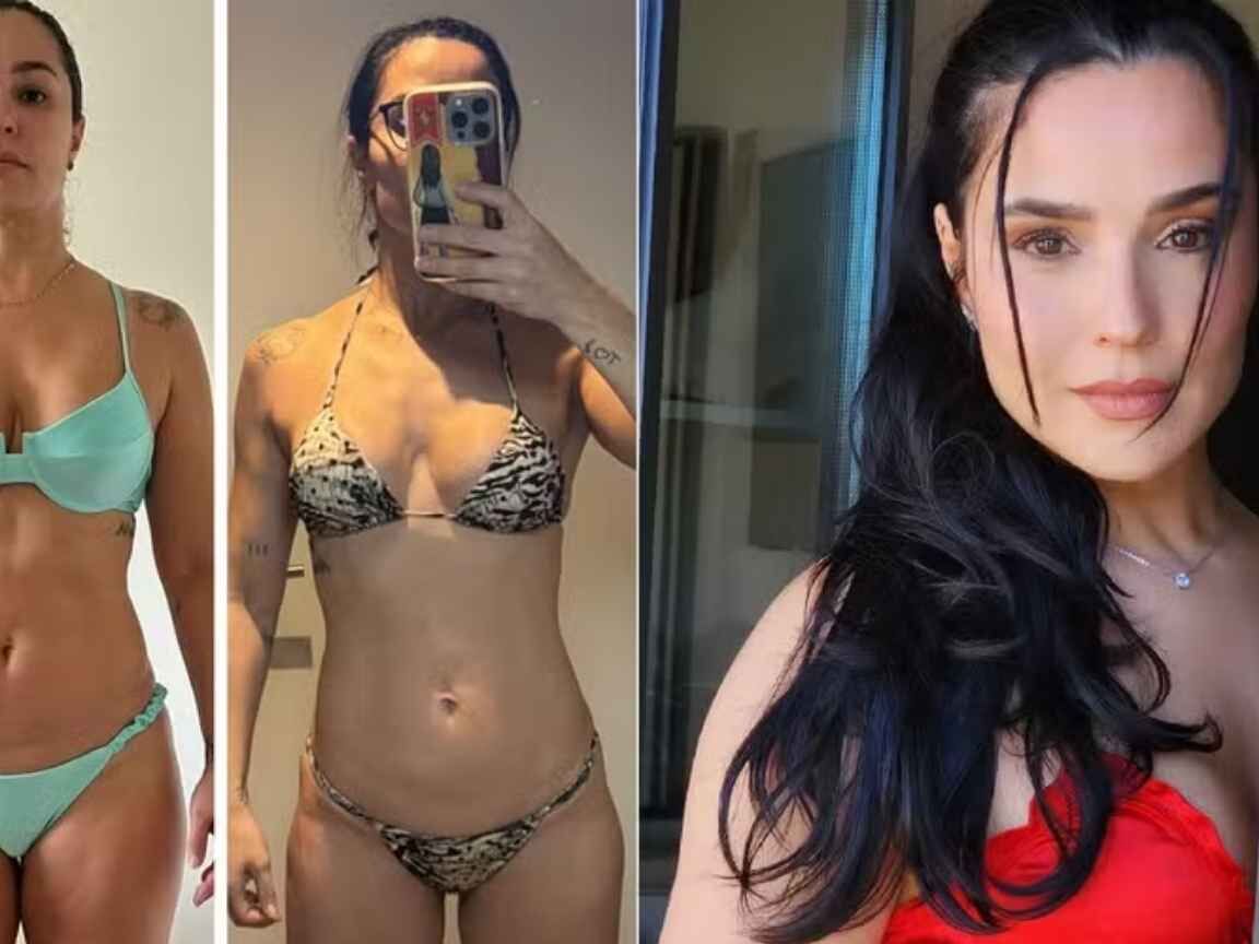 Avó aos 42, Janaína Mendes retorna às redes com novo corpo e fala em transformação