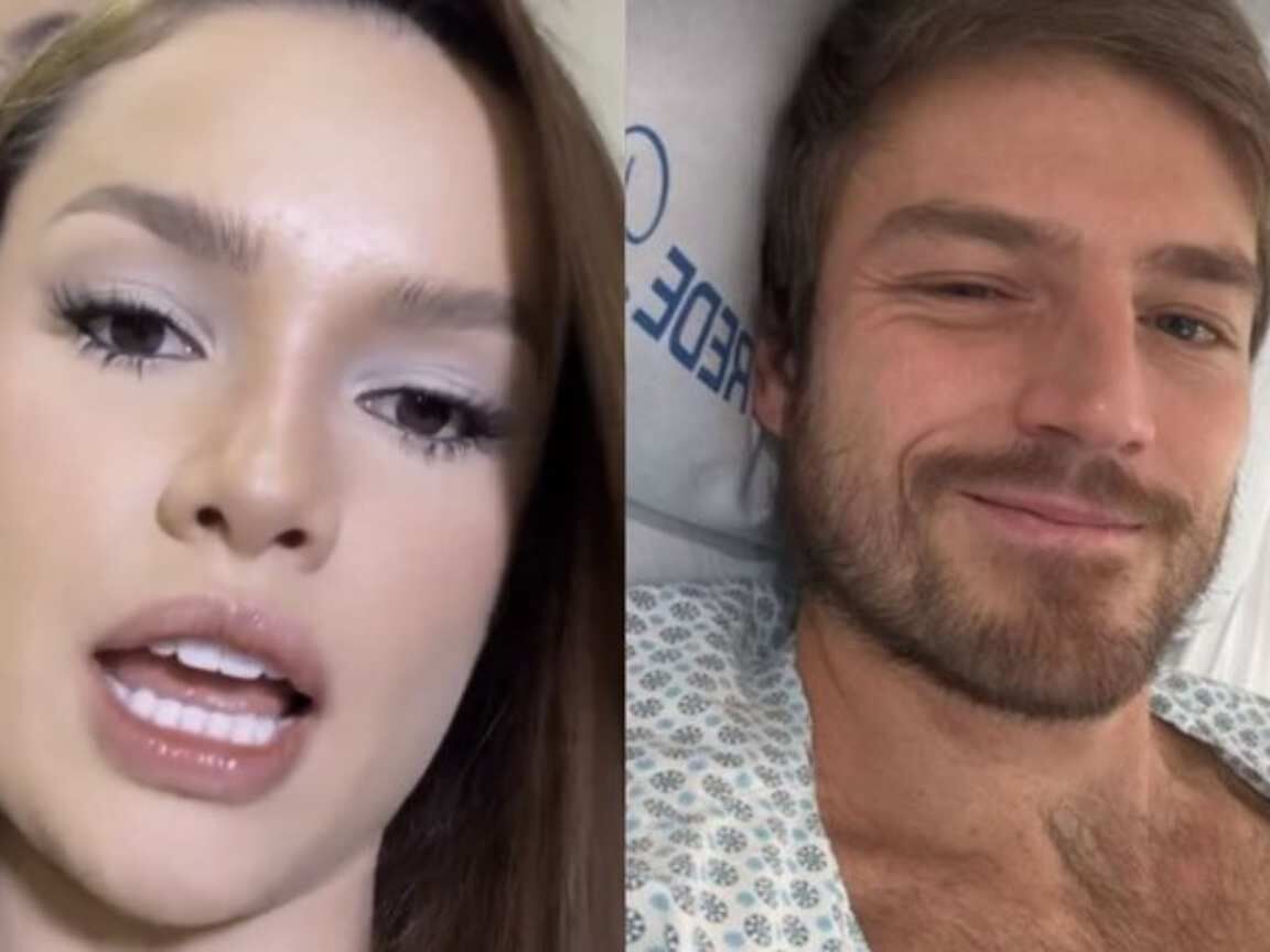 Juliette atualiza estado de saúde do noivo: 'Está bem melhor, mas ainda internado'