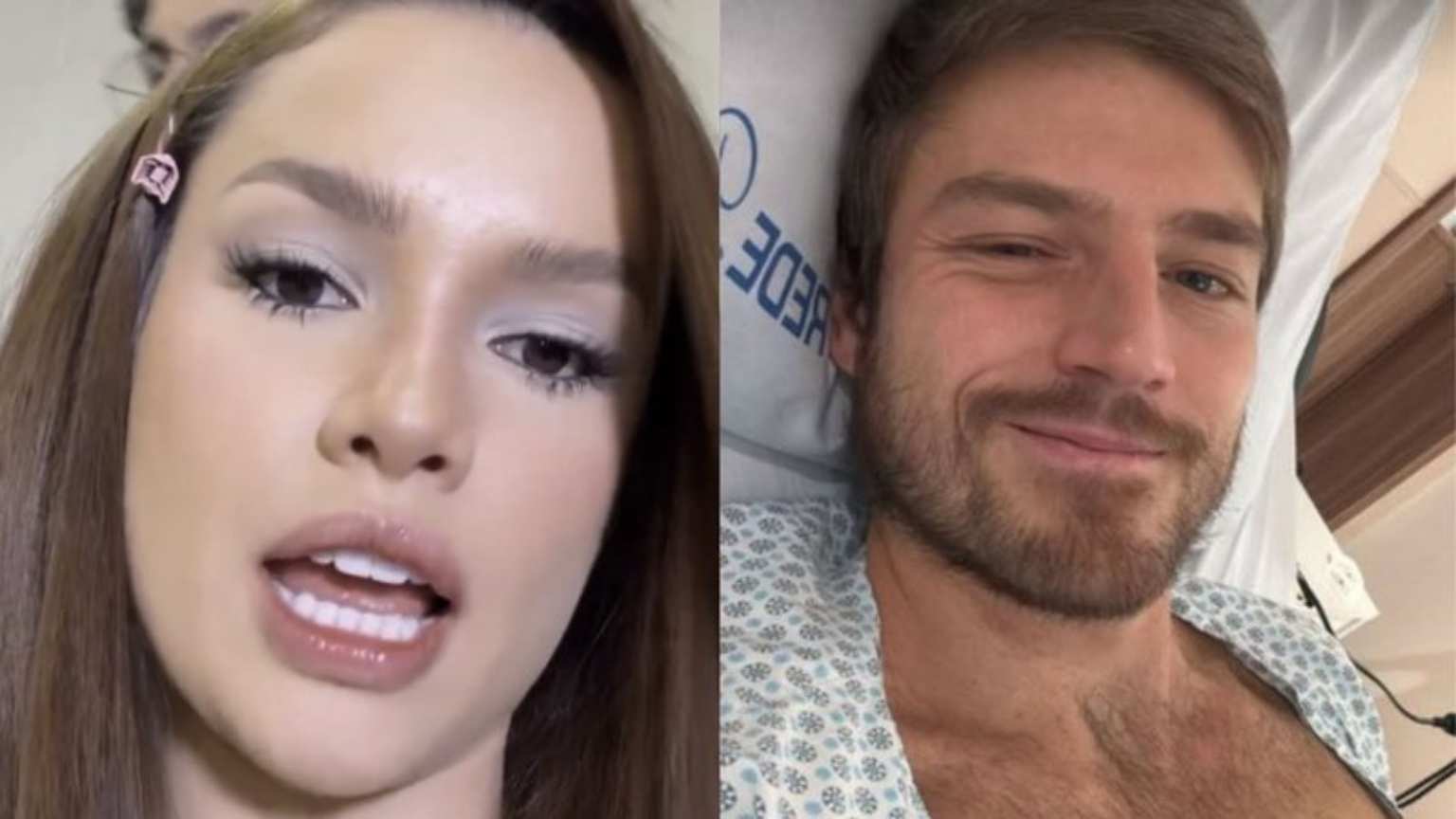 Juliette atualiza estado de saúde do noivo: 'Está bem melhor, mas ainda internado'