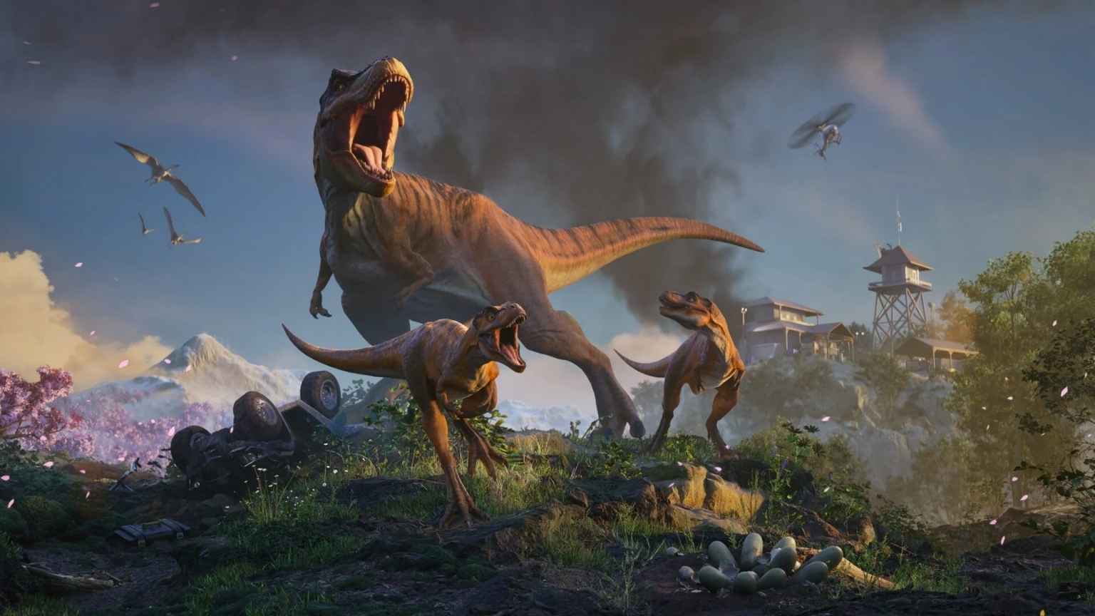 'Jurassic World Evolution 3' é anunciado com filhotes de dinossauros e data de lançamento para outubro