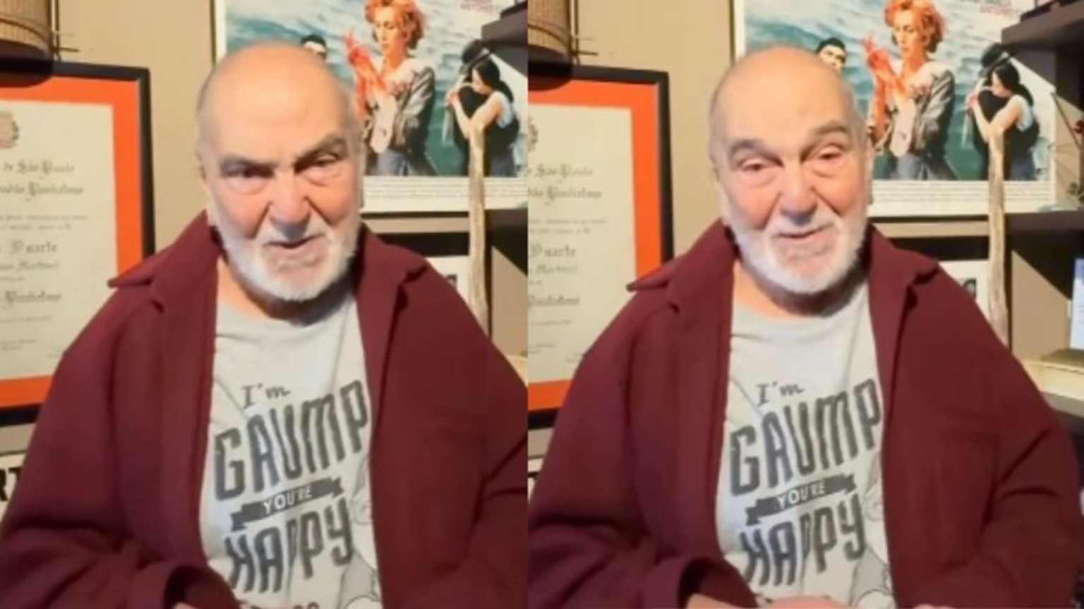 Lima Duarte se despede de Francisco Cuoco e comove a web: 'Estou a caminho também'