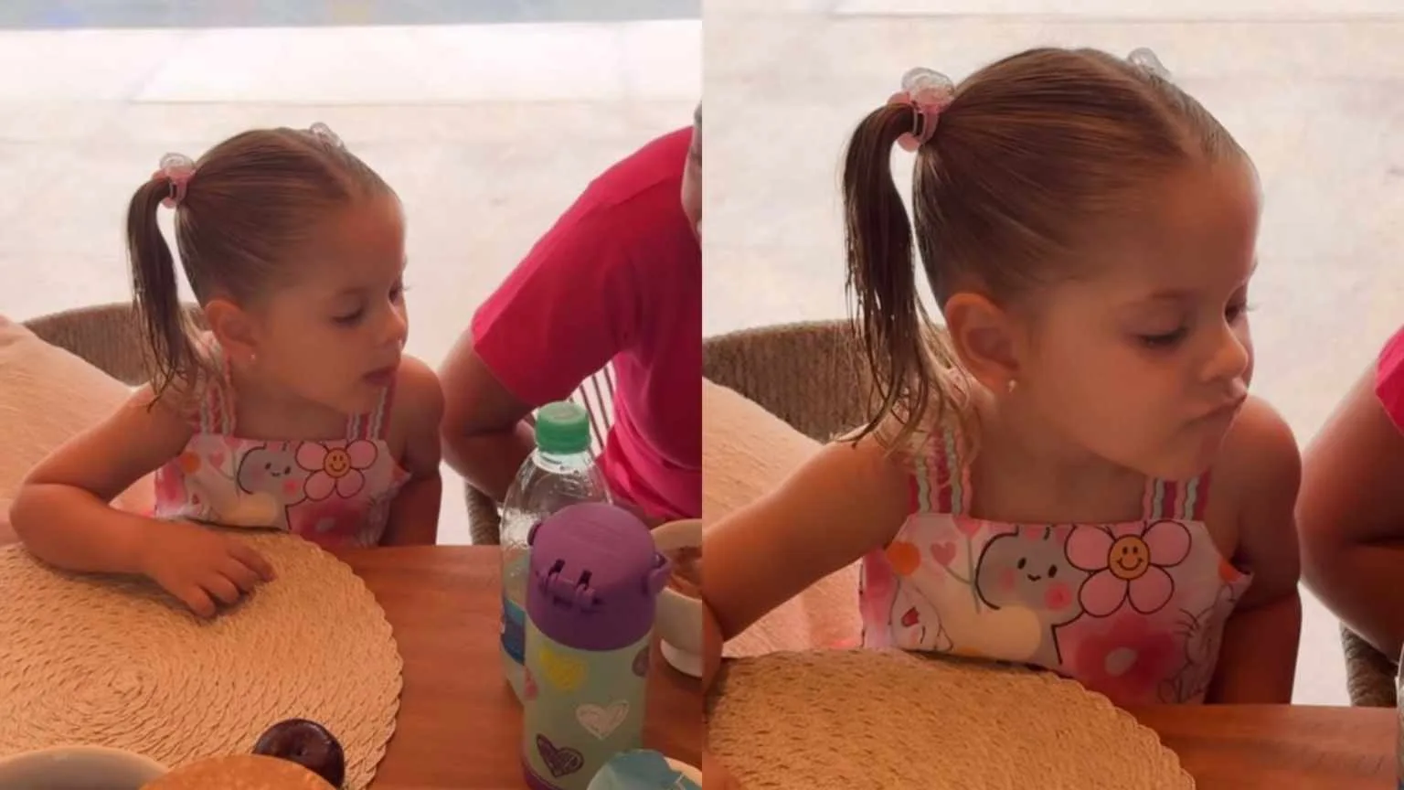 Filha de Virginia e Zé Felipe se recusa a tirar foto com fã e brinca: 'obrigada pelo carinho'