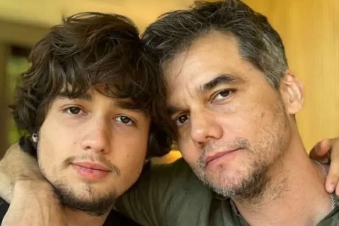 Semelhança entre Wagner Moura e o filho choca a web em aniversário do ator